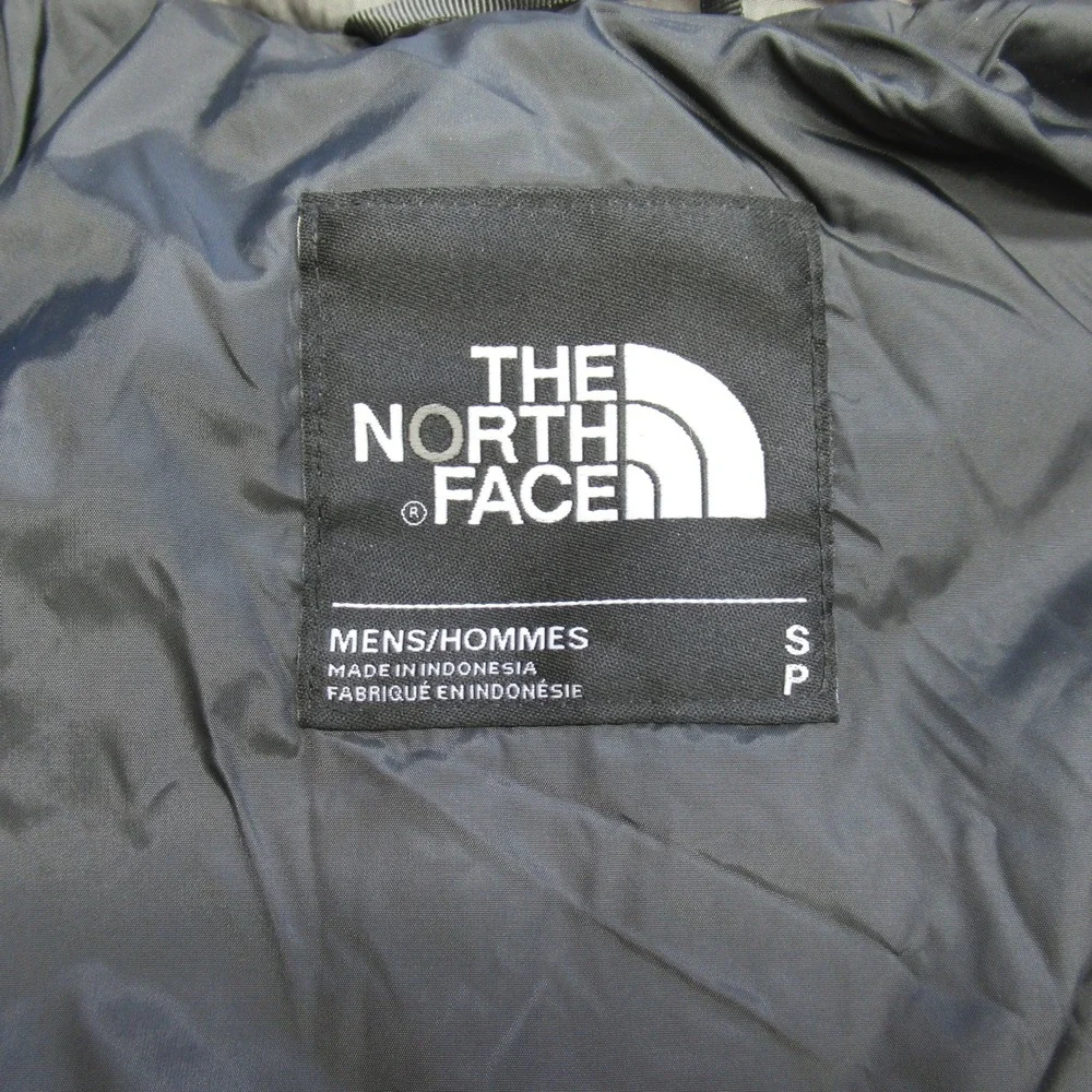 North Face Jacket Mens Small Gray Insulated Interchange FullZip Pocket Wind Rain
